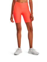 Calza corta de ciclismo Under Armour HeatGear® color naranja.