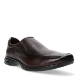 Zapato marrón tabaco de hombre, con diseño elegante y detalle de costura, ideal para uso diario.