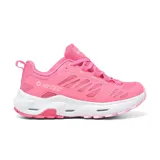 Zapatillas deportivas en color rosa, con diseño ligero y suela acolchada para comodidad.