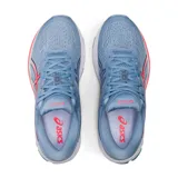 Zapatillas de running ligeras de color celeste, diseñadas para ofrecer excelente amortiguación y soporte.
