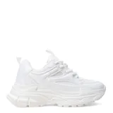 Championes urbanos color beige con suela chunky.