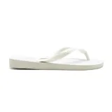 Ojotas Havaianas modelo Top Lady, color blanco.