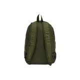 Mochila negra Converse Speed 3 con logo blanco estampado en el frente.