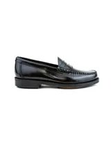 Zapato mocasín de cuero color borgoña, con suela negra y tecnología Bounce para mayor comodidad.
