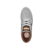 Championes Etnies Barge LS negros con detalles en marrón y suela blanca.