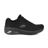 Championes Skechers Skech-Air Extreme 2.0, color negro, con capellada de malla y material sintético, plantilla Air Cooled Memory Foam y media suela con cámara de aire visible Skech-Air.