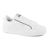 Championes deportivos Joma Agora Men 2301, color blanco con detalles en negro y dorado. Cuentan con tecnología VTS para la transpiración y suela de goma Durability resistente a la fricción.