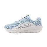 Championes de running Nike Downshifter 13, color celeste con detalles en blanco.