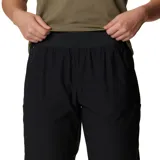 Pantalón jogger color marrón, con cintura elástica, bolsillos laterales y puños elásticos.