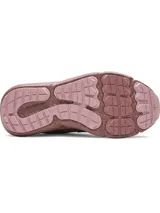 Championes de running Under Armour Charged Verssert 2 para mujer, color rosa con detalles en marrón. Capellada de malla transpirable y amortiguación Charged Cushioning.