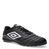 Championes de fútbol 5 Umbro Classico III TF, color negro con logo Umbro en blanco. Diseñados para superficies sintéticas.