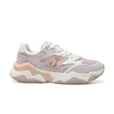 Championes Joma para mujer, color gris, blanco y rosa, con logo de la marca en el lateral.