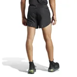 Short de running Adidas Run It para hombre, color negro con logo reflectivo en el lateral.
