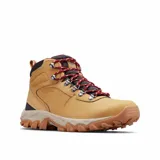 Bota de senderismo Columbia Newton Ridge Plus II, color marrón, con capellada de cuero recubierto de PU, ante y malla. Cuenta con tecnología Omni-Tech™ impermeable y transpirable, entresuela TechLite™ para amortiguación y suela Omni-Grip™ para tracción en todo tipo de terrenos.