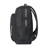 Mochila Caterpillar unisex color azul con detalles en negro. Cuenta con un compartimento principal grande, bolsillo delantero con llavero fijo, bolsillos internos y correas ajustables.