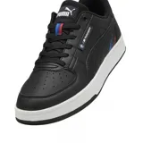 Championes Puma Caven 2.0 BMW MMS, color blanco con detalles en azul y rojo.