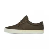 Zapatillas Etnies Jameson 2 Eco, color negro con detalles en marrón en el talón y la lengüeta.
