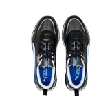 Championes Puma R78 Trek de hombre, color negro con detalles en blanco y azul.