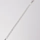 Pulsera de plata 925 con eslabones tipo rolo.