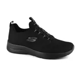 Championes Skechers Dynamight 2.0 - Soft Expressions, color negro, con capellada de malla y material sintético, cordones elásticos y plantilla Skechers Memory Foam.