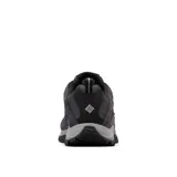 Championes de senderismo Columbia Crestwood Low, color gris oscuro y negro, con capellada de gamuza y tejido, entresuela Techlite™ para amortiguación y suela de caucho Omni-Grip™ para tracción.