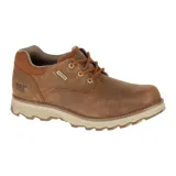 Sneaker de cuero color marrón con cordones, forro de malla de nailon suave y transpirable, plantilla Ease para un confort ligero, forro suave de microfibra con control de olores probiótico CLEANSPORT NXT, entresuela Ease para una amortiguación ligera y suela de goma duradera para mayor tracción.