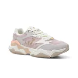 Championes Joma para mujer, color gris, blanco y rosa, con logo de la marca en el lateral.