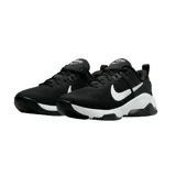 Championes de entrenamiento Nike Zoom Bella 6, color gris claro con detalles en marrón y suela negra.