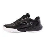 Championes deportivos Joma Master 1000 Lady, color negro con detalles en fucsia y suela blanca. Recomendados para pádel y tenis.