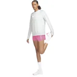 Short deportivo Nike de mujer color rosa, con cintura elástica y logo Swoosh estampado en el lateral.