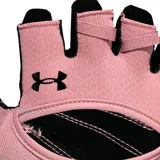 Guantes de entrenamiento con palma de piel y dorso perforado para mayor transpirabilidad y agarre.