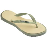 Ojotas Havaianas Top Point Fusion color marrón con plantilla texturizada y tiras con el logo de la marca.