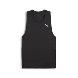 Musculosa deportiva Puma Run Velocity para hombre, color negro con logo reflectivo en el pecho.