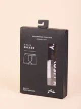 Pack de tres bóxers Rusty con cintura elástica y logo de la marca.