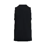 Musculosa deportiva Under Armour Rival Muscle Tank, color negro, con logo estampado en el pecho.