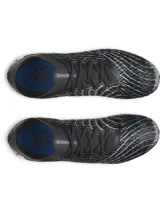 Championes de fútbol Under Armour Magnetico Pro 5 FG, color negro con detalles en azul.