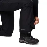 Pantalón de esquí Columbia Bugaboo para mujer, color gris oscuro. Cuenta con tecnología Omni-Tech impermeable y transpirable, tecnología Omni-Heat reflectante, cintura ajustable, bolsillos con cierre, polaina interna y dobladillo reforzado.