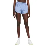Short deportivo Nike Air de mujer, color lila con detalles en blanco.