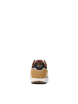 Championes Jack & Jones Arrow, color blanco hueso con detalles en marrón, gris y negro. Confeccionados en poliéster y poliuretano, con forro de mesh de poliéster y suela de caucho termoplástico.