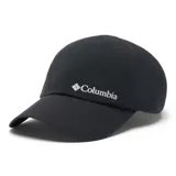 Gorra deportiva Columbia Silver Ridge IV Ball, color negro con logo de la marca bordado en blanco. Confeccionada en tejido técnico que repele la lluvia y absorbe la humedad.