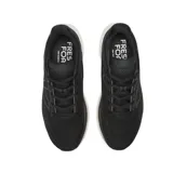 Championes de running New Balance Fresh Foam 1080v12, color negro con detalles en dorado. Cuentan con amortiguación Fresh Foam X, empeine de punto técnico Hypoknit y sujeción estratégica.
