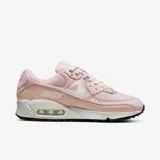 Zapatillas de deporte Nike Air Max 90 en color rosa, con unidad Max Air en el talón para amortiguación y suela tipo waffle.