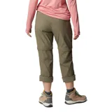 Pantalón de trekking negro convertible en short, con tecnología Omni-Shield que repele la humedad y resiste las manchas.