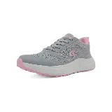 Zapatillas deportivas Le Groupe para dama, color negro con detalles en blanco y suela blanca.