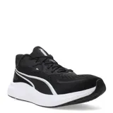 Championes Puma Skyrocket Lite 2, color negro con detalles en blanco y plateado, ideales para running.