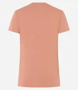 Remera negra de manga corta y cuello redondo, confeccionada en algodón y elastano.