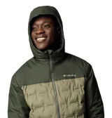 Campera Columbia Grand Trek III para hombre, con capucha, impermeable y transpirable. Forro termorreflectante Omni-Heat™ Infinity y aislamiento de plumón de 650 fill power.
