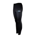 Calza larga deportiva negra con cintura ancha y logo Topper estampado en la cadera.