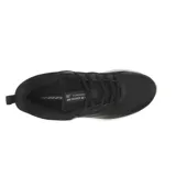 Championes de running 361° Performance, color negro con suela blanca. Capellada de malla transpirable y entresuela de espuma QU!KFOAM para amortiguación.