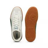 Championes Puma Army Trainer, color negro con detalles en blanco y suela color caramelo.